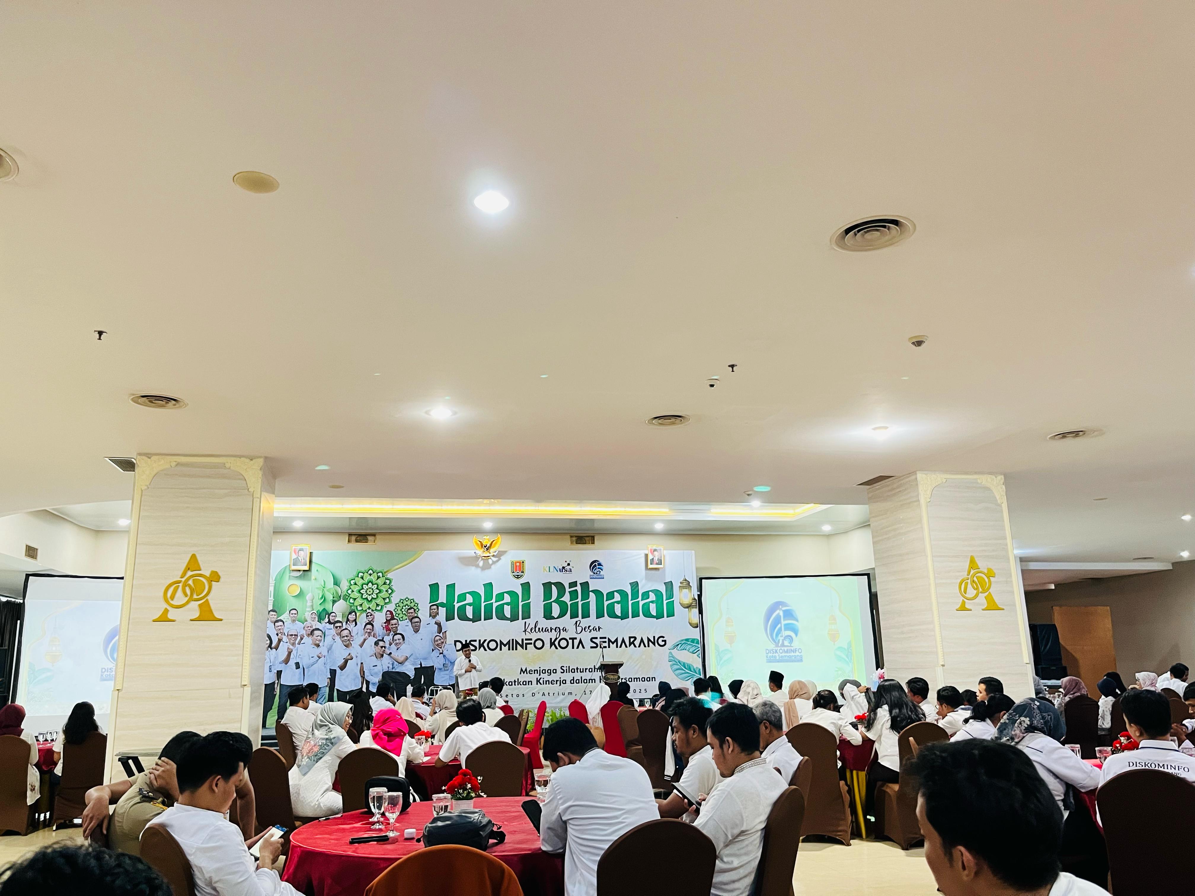 Diskominfo Kota Semarang mengadakan Halal Bihalal Antar Pegawai